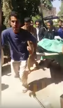 فيديو يظهراللحظات الأولى لتفجير كلية الآداب بصنعاء