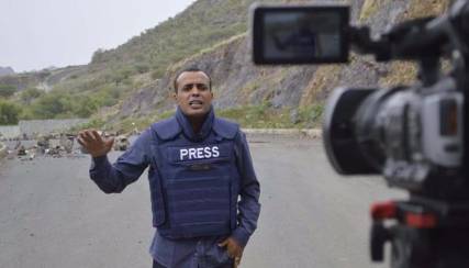 الصحافي اليمني حمدي البكاري نجم عيد انطلاقة "الجزيرة" الـ19
