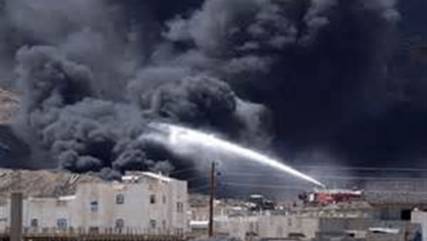 بالفيديو الانفجارات التي هزت صنعاء الليلة 