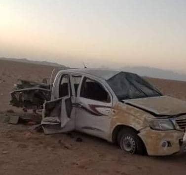 مقتل وإصابة ثمانية مدنيين بإنفجار لغم حوثي في الجوف