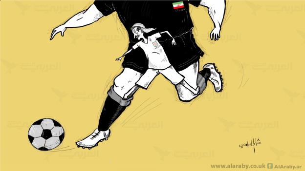 كاريكاتير : إيران اللاعب الرئيسي يا حوثي