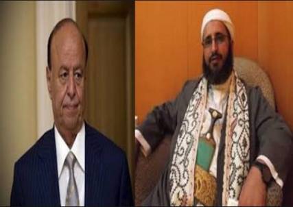 الرئيس هادي يعزي المستشار والوزير العامري باستشهاد نجله في مواجهات مع الحوثيين بالبيضاء