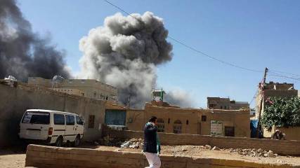 أبرز الأماكن والمناطق التي طالها قصف طيران التحالف بصعدة بأكثر من 100 صاروخ