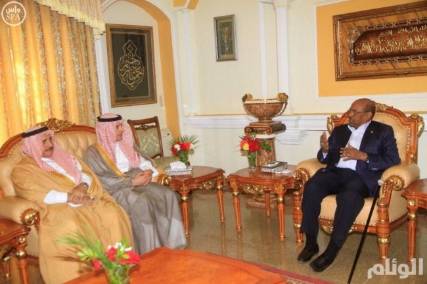 البشير يبحث مع الجبير الأوضاع في اليمن والصومال وسوريا   