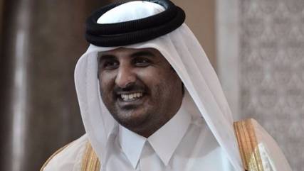 أمير قطر يدعو الرئيس الإيراني للعب دور في إرساء السلام باليمن وسورية