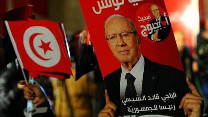 انتخاب السبسي رئيسا لتونس بنسبة 55.68%
