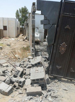 إصابة سعودي وزوجته عقب تعرّض منزلهما لمقذوف "حوثي " بالطوال