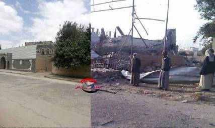 مندب برس يدحض شائعات الحوثيين: منزل جباري دُمر بديناميت واستخدمت المضادات للتمويه"صورة"