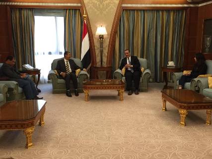 نائب رئيس الجمهورية يناقش مع المبعوث الأممي الجديد التطورات في اليمن ومساعي استئناف العملية السياسية