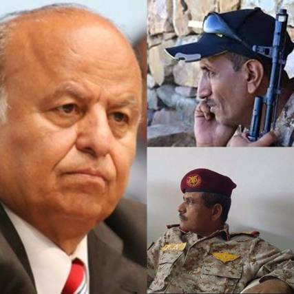 الرئيس هادي يجري اتصالين بقائدي محور تعز واللواء 35 ويشيد بانتصارات الجيش والمقاومة